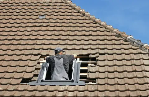 Pose de velux - Chanay